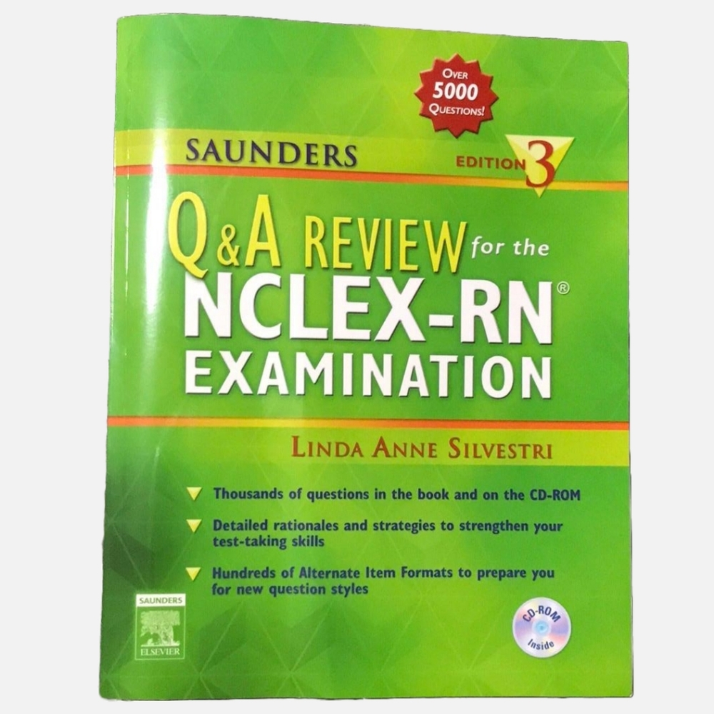 Saunders Q&A Review For The NCLEX-RN Examination (Edition 3) Book